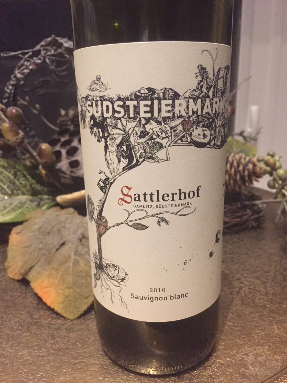 Sattlerhoff Sudsteiermark -Sauvignon Blanc – 2016  (Kensington Wine  Market)
