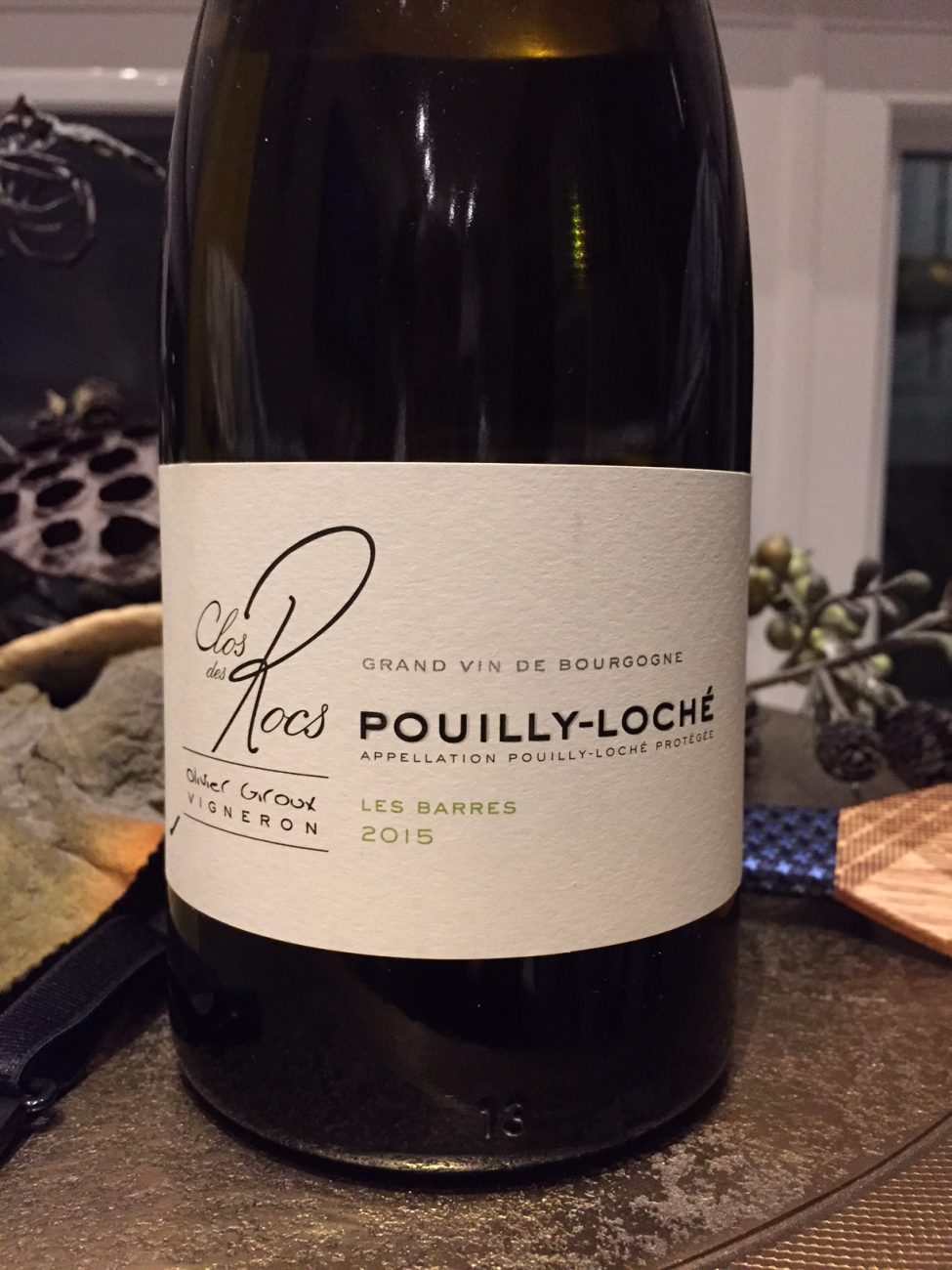 Clos des Locs – Pouilly Loche – Les Barres – 2015 (Kensington Wine Market)
