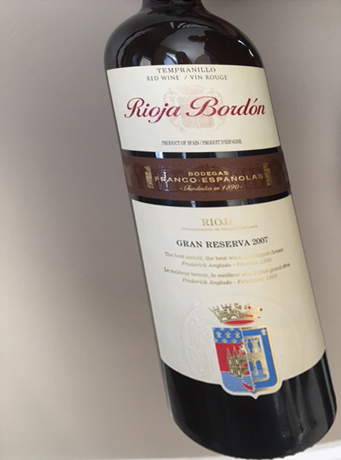 Bordon – Rioja Gran Reserva – 2007 (Willow Park)